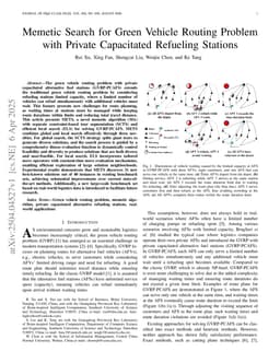 Memetic Search for Green Vehicle Routing Problem with Private Capacitated Refueling Stations