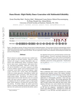 DanceMosaic: High-Fidelity Dance Generation with Multimodal Editability