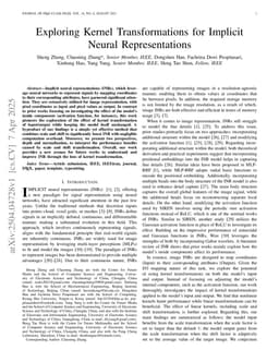 Exploring Kernel Transformations for Implicit Neural Representations