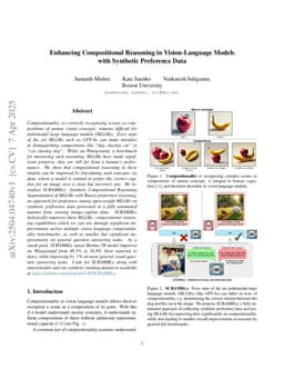 Enhancing Compositional Reasoning in Vision-Language Models with Synthetic Preference Data