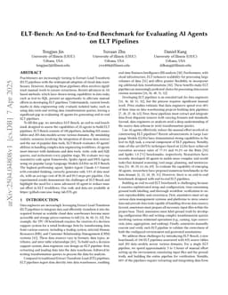 ELT-Bench: An End-to-End Benchmark for Evaluating AI Agents on ELT Pipelines