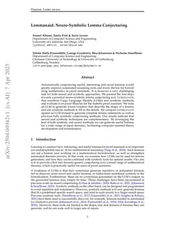 Lemmanaid: Neuro-Symbolic Lemma Conjecturing