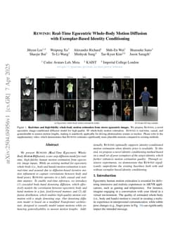 REWIND: Real-Time Egocentric Whole-Body Motion Diffusion with Exemplar-Based Identity Conditioning