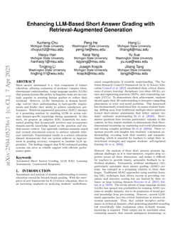 Enhancing LLM-Based Short Answer Grading with Retrieval-Augmented Generation