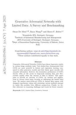 Generative Adversarial Networks with Limited Data: A Survey and Benchmarking