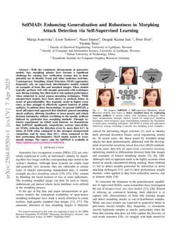 SelfMAD: Enhancing Generalization and Robustness in Morphing Attack Detection via Self-Supervised Learning