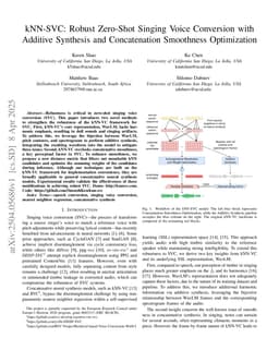 kNN-SVC: Robust Zero-Shot Singing Voice Conversion with Additive Synthesis and Concatenation Smoothness Optimization