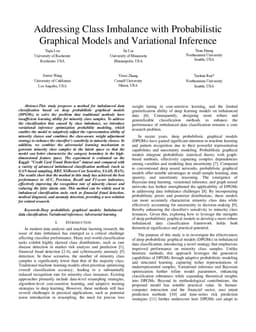 Addressing Class Imbalance with Probabilistic Graphical Models and Variational Inference