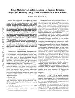 Robust Statistics vs. Machine Learning vs. Bayesian Inference: Insights into Handling Faulty GNSS Measurements in Field Robotics