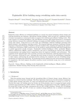 Explainable AI for building energy retrofitting under data scarcity
