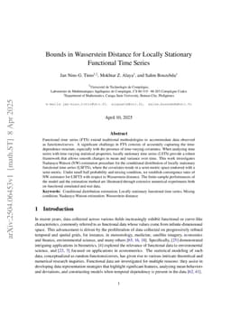 Bounds in Wasserstein Distance for Locally Stationary Functional Time Series