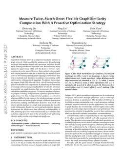 Flexible Graph Similarity Computation With A Proactive Optimization Strategy