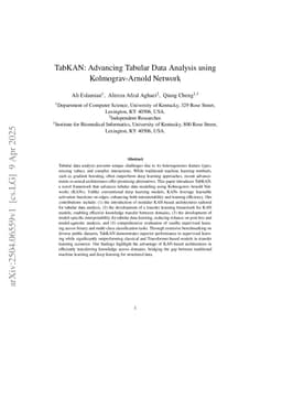 TabKAN: Advancing Tabular Data Analysis using Kolmogorov-Arnold Network