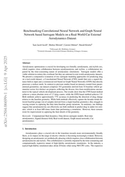Benchmarking Convolutional Neural Network and Graph Neural Network based Surrogate Models on a Real-World Car External Aerodynamics Dataset