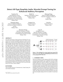 Detect All-Type Deepfake Audio: Wavelet Prompt Tuning for Enhanced Auditory Perception