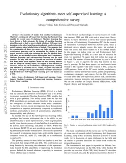 Evolutionary algorithms meet self-supervised learning: a comprehensive survey