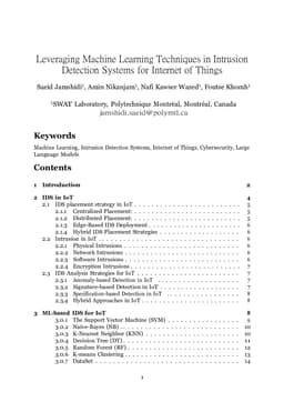 Leveraging Machine Learning Techniques in Intrusion Detection Systems for Internet of Things