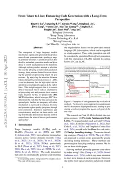 From Token to Line: Enhancing Code Generation with a Long-Term Perspective