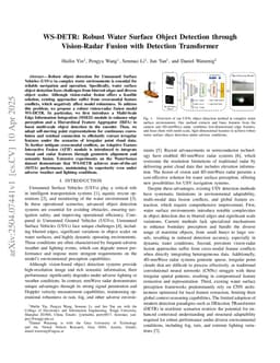WS-DETR: Robust Water Surface Object Detection through Vision-Radar Fusion with Detection Transformer