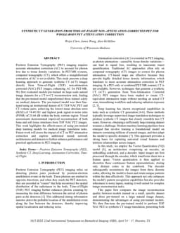 Synthetic CT Generation from Time-of-Flight Non-Attenutaion-Corrected PET for Whole-Body PET Attenuation Correction