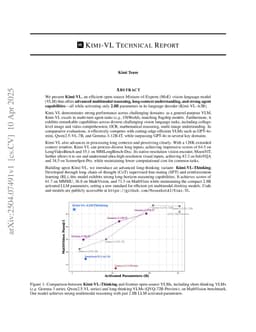 Kimi-VL Technical Report