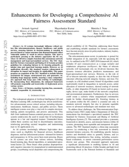 Enhancements for Developing a Comprehensive AI Fairness Assessment Standard