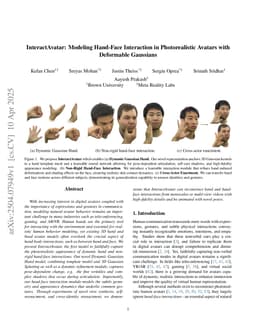 InteractAvatar: Modeling Hand-Face Interaction in Photorealistic Avatars with Deformable Gaussians