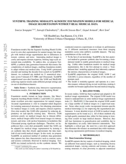 SynthFM: Training Modality-agnostic Foundation Models for Medical Image Segmentation without Real Medical Data