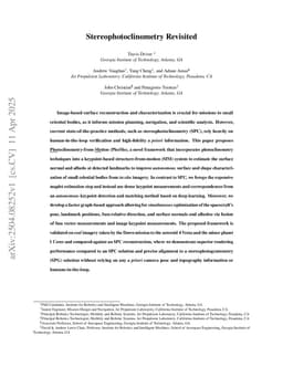 Stereophotoclinometry Revisited