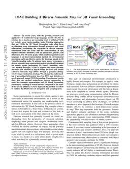 DSM: Building A Diverse Semantic Map for 3D Visual Grounding