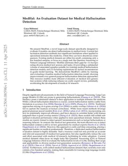 MedHal: An Evaluation Dataset for Medical Hallucination Detection