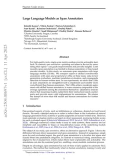 Large Language Models as Span Annotators