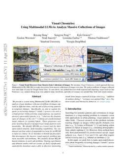 Visual Chronicles: Using Multimodal LLMs to Analyze Massive Collections of Images