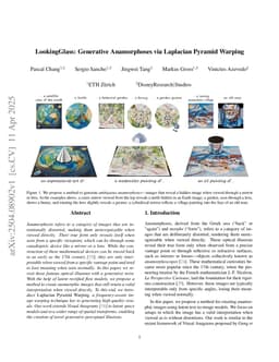 LookingGlass: Generative Anamorphoses via Laplacian Pyramid Warping