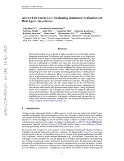 AgentRewardBench: Evaluating Automatic Evaluations of Web Agent Trajectories