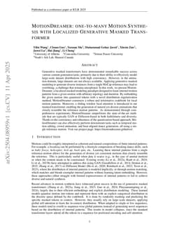 MotionDreamer: One-to-Many Motion Synthesis with Localized Generative Masked Transformer