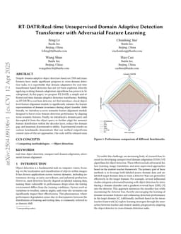 RT-DATR:Real-time Unsupervised Domain Adaptive Detection Transformer with Adversarial Feature Learning