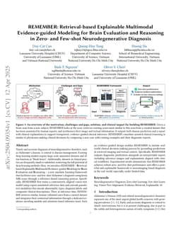 REMEMBER: Retrieval-based Explainable Multimodal Evidence-guided Modeling for Brain Evaluation and Reasoning in Zero- and Few-shot Neurodegenerative Diagnosis