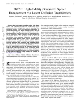 DiTSE: High-Fidelity Generative Speech Enhancement via Latent Diffusion Transformers