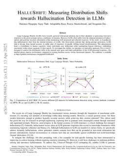 HalluShift: Measuring Distribution Shifts towards Hallucination Detection in LLMs