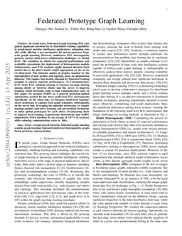 Federated Prototype Graph Learning