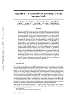 SegEarth-R1: Geospatial Pixel Reasoning via Large Language Model