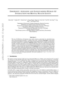 EmoAgent: Assessing and Safeguarding Human-AI Interaction for Mental Health Safety