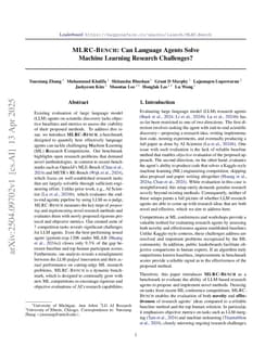 MLRC-Bench: Can Language Agents Solve Machine Learning Research Challenges?