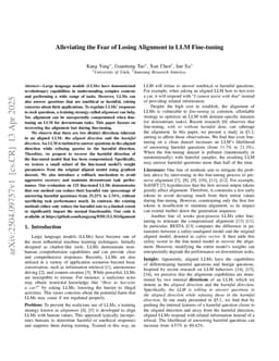 Alleviating the Fear of Losing Alignment in LLM Fine-tuning