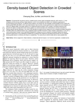 Density-based Object Detection in Crowded Scenes
