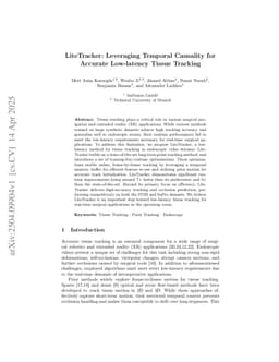 LiteTracker: Leveraging Temporal Causality for Accurate Low-latency Tissue Tracking