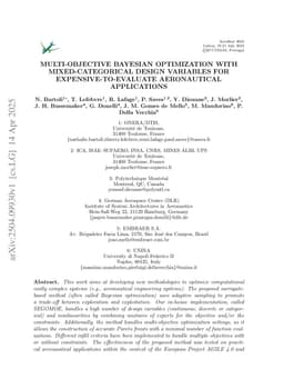 Multi-objective Bayesian Optimization With Mixed-categorical Design Variables for Expensive-to-evaluate Aeronautical Applications