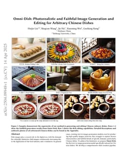 Omni-Dish: Photorealistic and Faithful Image Generation and Editing for Arbitrary Chinese Dishes
