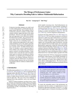 The Mirage of Performance Gains: Why Contrastive Decoding Fails to Address Multimodal Hallucination